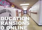 Distance learning keeps hallways empty