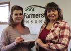 Farmers Union Insurance donates to Grant County Dollars for Scholars