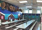 Festive Carson lunchroom